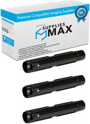 SuppliesMAX  Replacement for Versalink C7020/C7025/C7030 Black High Yield Toner Cartridge (3/PK-23600 Page Yield) (106R03745_3PK)