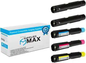 SuppliesMAX  Replacement for Versalink C7020/C7025/C7030 High Yield Toner Cartridge Combo Pack (2-BK/1-C/M/Y) (106R03742B1CMY) SuppliesMAX  Replacement for Versalink C7020/C7025/C7030 High Yield Toner Cartridge Combo Pack (2-BK/1-C/M/Y) (106R03742B1CMY)