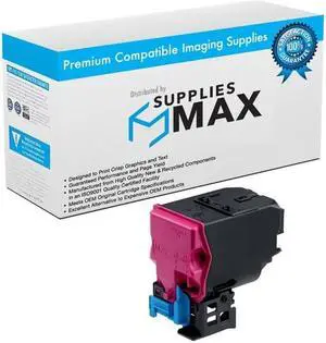 SuppliesMAX Compatible Replacement for Konica Minolta bizhub C3100P Magenta Toner Cartridge (6000 Page Yield) (TNP50M) (A0X5334)