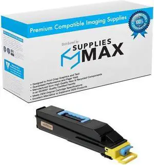 SuppliesMAX Compatible Replacement for Kyocera Mita FS-C8500DN Yellow Toner Cartridge (18000 Page Yield) (TK-880Y)