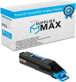 SuppliesMAX Compatible Replacement for Kyocera Mita FS-C8500DN Cyan Toner Cartridge (18000 Page Yield) (TK-880C)