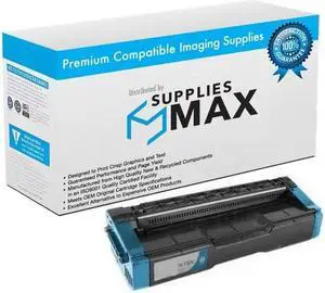 SuppliesMAX Compatible Replacement for Kyocera Mita FS-C1020MFP Cyan Toner Cartridge (6000 Page Yield) (TK-152C)