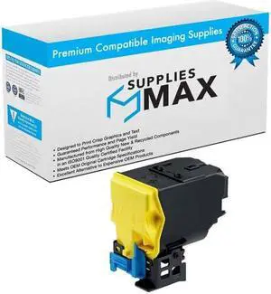 SuppliesMAX Compatible Replacement for Konica Minolta bizhub C25 Yellow Toner Cartridge (6000 Page Yield) (TNP27Y) (A0X5233)