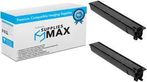 SuppliesMAX Compatible Replacement for Toshiba e-STUDIO 2007/2306/2507 Toner Cartridge (2/PK-12000 Page Yield) (6AG00005086_2PK)