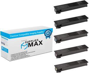 SuppliesMAX Compatible Replacement for Toshiba e-STUDIO 2555C/3055C/3555C/4555C/5055C Toner Cartridge Combo Pack (2-BK/1-C/M/Y) (T-FC50E2B1CMY)
