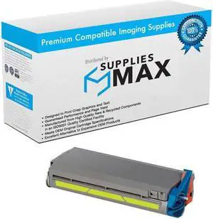 SuppliesMAX Compatible Replacement for TallyGenicom 084575 Yellow Toner Cartridge (10000 Page Yield) - Replacement to 006R90306 / 006R90296