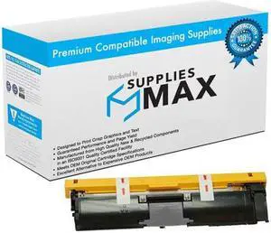 SuppliesMAX  Replacement for Tektronix- Phaser 6115-MFP/6120N Black Toner Cartridge (4500 Page Yield) (113R00692)