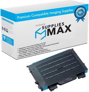 SuppliesMAX Compatible Replacement for CTGCLP500C Cyan Toner Cartridge (5000 Page Yield) - Replacement to Samsung CLP-500D5C