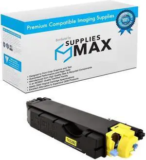 SuppliesMAX Compatible Replacement for Kyocera Mita ECOSYS M6235cidn/M6635cidn/P6235cdn Yellow Toner Cartridge (11000 Page Yield) (TK-5280Y)