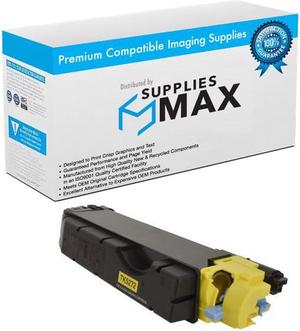 SuppliesMAX Compatible Replacement for Kyocera Mita ECOSYS M6630cidn/ECOSYS P6230cdn Yellow Toner Cartridge (6000 Page Yield) (TK-5272Y)