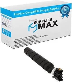 SuppliesMAX Compatible Replacement for Copystar CS-5052CI/5053CI/6052CI/6053CI Black Toner Cartridge (30000 Page Yield) (TK-8519K) (1T02ND0US0)