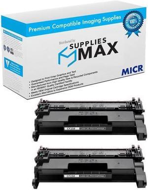 SuppliesMAX Compatible Replacement for Troy MICR M404DN/M404N Secure MICR Secure Toner Cartridge (2/PK-3000 Page Yield) (02-81585-001_2PK)