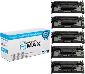 SuppliesMAX Compatible Replacement for Troy MICR M404DN/M404N Secure MICR Secure High Yield Toner Cartridge (5/PK-10000 Page Yield) (02-81586-001_5PK)