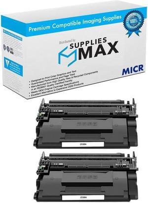 SuppliesMAX Compatible Replacement for Troy MICR M507DN/M528C/M528F Secure MICR Secure Toner Cartridge (2/PK-5000 Page Yield) (02-81680-500_2PK)
