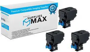 SuppliesMAX Compatible Replacement for Konica Minolta bizhub C3100P Black Toner Cartridge (3/PK-6000 Page Yield) (TNP50K) (A0X5154_3PK)