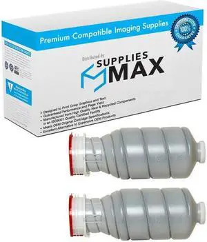 SuppliesMAX Compatible Replacement for OCE DL-750/IM-7540 Toner Cartridge (2/PK-1300 Grams-55000 Page Yield) (463-0_2PK)
