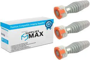SuppliesMAX Compatible Replacement for Konica Minolta 7155/7165/7255/7272/FORCE 65 Toner Cartridge (3/PK-47500 Page Yield) (TN-601K_3PK)