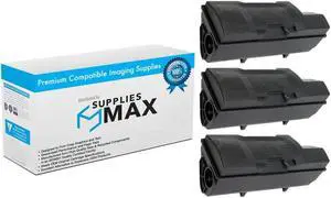 SuppliesMAX Compatible Replacement for Kyocera Mita DP-1400/1800/2000/FS-1700/1750/3700/3750/6700/6900 Toner Cartridge (3/PK-20000 Page Yield) (TK-20H_3PK) (87800707_3PK)