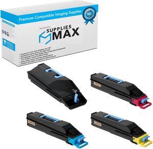 SuppliesMAX Compatible Replacement for Kyocera Mita FS-C8500DN Toner Cartridge Combo Pack (BK/C/M/Y) (TK-882BCMY)