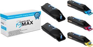 SuppliesMAX Compatible Replacement for Kyocera Mita FS-C8500DN Toner Cartridge Combo Pack (2-BK/1-C/M/Y) (TK-8822B1CMY)