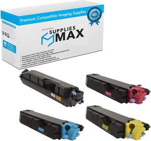 SuppliesMAX Compatible Replacement for Kyocera Mita ECOSYS M6630cidn/ECOSYS P6230cdn Toner Cartridge Combo Pack (BK/C/M/Y) (1T02TV0MP)