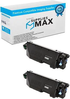 SuppliesMAX Compatible Replacement for Kyocera Mita ECOSYS M6235cidn/M6635cidn/P6235cdn Black Toner Cartridge (2/PK-13000 Page Yield) (1T02TW0NL0_2PK)