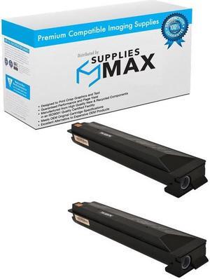 SuppliesMAX Compatible Replacement for Copystar CS-356CI/CS-358CI Black Toner Cartridge (2/PK-18000 Page Yield) (1T02R50CS0_2PK)