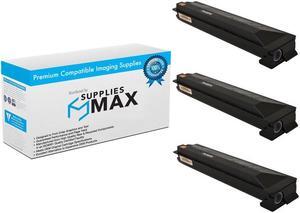 SuppliesMAX Compatible Replacement for Copystar CS-356CI/CS-358CI Black Toner Cartridge (3/PK-18000 Page Yield) (1T02R50CS0_3PK)