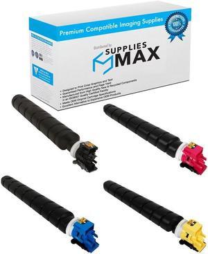 SuppliesMAX Compatible Replacement for Copystar CS-2552CI/CS-2553CI Toner Cartridge Combo Pack (BK/C/M/Y) (1T02L70MP)