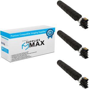 SuppliesMAX Compatible Replacement for Copystar CS-2552CI/CS-2553CI Black Toner Cartridge (3/PK-20000 Page Yield) (1T02L70US0_3PK)