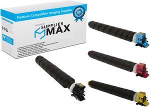 SuppliesMAX Compatible Replacement for Copystar CS-3252CI/CS-3253CI Toner Cartridge Combo Pack (BK/C/M/Y) (1T02RL0MP)