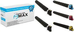 SuppliesMAX Compatible Replacement for Kyocera Mita TASKalfa 3252CI/TASKalfa 3253CI Toner Cartridge Combo Pack (2-BK/1-C/M/Y) (1T02RL02B1CMY)
