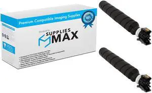 SuppliesMAX Compatible Replacement for Copystar CS-5052CI/5053CI/6052CI/6053CI Black Toner Cartridge (2/PK-30000 Page Yield) (1T02ND0NL0_2PK)