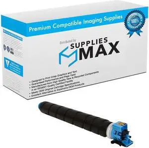 SuppliesMAX Compatible Replacement for Copystar CS-5052CI/5053CI/6052CI/6053CI Cyan Toner Cartridge (20000 Page Yield) (TK-8515C)