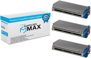 SuppliesMAX Compatible Replacement for Phaser 1235DT/1235DX/1235N Black Toner Cartridge (3/PK-10000 Page Yield) (006R90303_3PK)