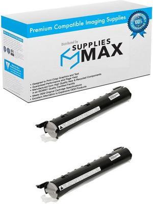SuppliesMAX Compatible Replacement for Panasonic KX-FL401/KX-FL402/KX-F403/KX-FL411/KX-FL412/KX-FL421/KX-FL423 Toner Cartridge (2/PK-2000 Page Yield) (KX-FAT88)