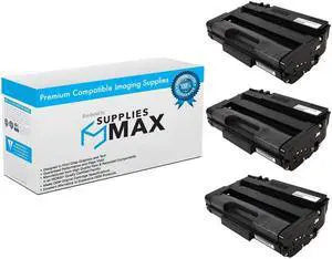 SuppliesMAX Compatible Replacement for Savin SP-3710DN/SP-3710SF Toner Cartridge (3/PK-7000 Page Yield) (TYPE SP3710X) (408285_3PK)