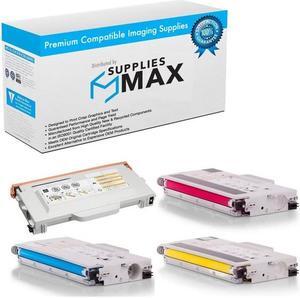 SuppliesMAX Compatible Replacement for Savin CLP-831/SP-C210SF Toner Cartridge Combo Pack (BK/C/M/Y) (TYPE 140) (40207BCMY)
