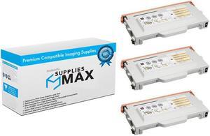 SuppliesMAX Compatible Replacement for Savin CLP-831/SP-C210SF Black Toner Cartridge (3/PK-9800 Page Yield) (TYPE 140) (402070_3PK)