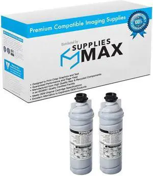 SuppliesMAX Compatible Replacement for Gestetner Corp 2640E/2850E/3240 Toner Cartridge (2/PK-700 Grams-20000 Page Yield) (TYPE 11D) (2960904_2PK)