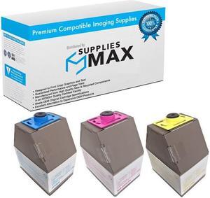 SuppliesMAX Compatible Replacement for Lanier LD325C/LD328C/LD335C/LD345C/LD355C Toner Cartridge Combo Pack (C/M/Y) (TYPE R1) (88834CMY)