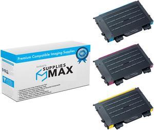 SuppliesMAX Compatible Replacement for Samsung CLP-500/CLP-500N/CLP-550/CLP-550N Toner Cartridge Combo Pack (C/M/Y) (CLT-P500A)