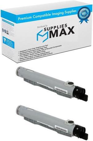 SuppliesMAX  Replacement for Phaser 6250B/6250DP/6250DT/6250DX/6250N Black High Yield Toner Cartridge (2/PK-8000 Page Yield) (106R00671_2PK)