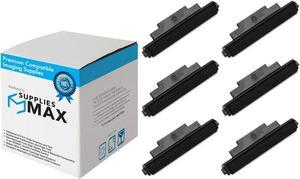 SuppliesMAX Compatible Replacement for Olympia CPD-3120/CPD-3210/EC-122PD/EC-2000/PD-2012/PD-3211 Black Calculator Ink Rollers (6/PK) (9362)