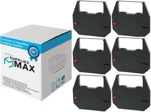 SuppliesMAX Compatible Replacement for Sears SR-1000/SR-2000/SR-3000 Black Typewriter Correctable Ribbons (6/PK) (54299)