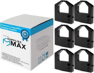 SuppliesMAX Compatible Replacement for Wincor Nixdorf 3803/3805/3809/9097/9099 Black Printer Ribbons (6/PK) (10600003214)