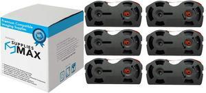 SuppliesMAX Compatible Replacement for Memorex 3205-0826 Black Typewriter Correctable Ribbons (6/PK) - Replacement to Adler Royal 901217