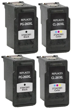 SuppliesMAX Remanufactured Replacement for Canon PIXMA TR-7020/TR-7020A/TR-7022A/TS-5320/TS-6420A High Yield Inkjet Combo Pack (2-Black/2-Color) (3706C005_2PK) SuppliesMAX Remanufactured Replacement for Canon PIXMA TR-7020/TR-7020A/TR-7022A/TS-5320/TS-6420A High Yield Inkjet Combo Pack (2-Black/2-Color) (3706C005_2PK)