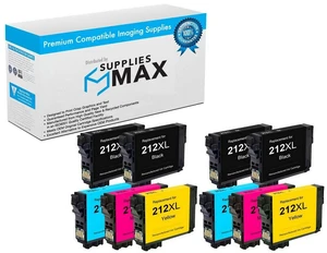 SuppliesMAX Remanufactured Replacement for Expression Home XP-4100/XP-4105/WorkForce WF-2830/WF-2850 High Yield Inkjet Combo Pack (4-BK/2-C/M/Y) (NO. 212XL) (T212XL-S-4B2CS) SuppliesMAX Remanufactured Replacement for Expression Home XP-4100/XP-4105/WorkForce WF-2830/WF-2850 High Yield Inkjet Combo Pack (4-BK/2-C/M/Y) (NO. 212XL) (T212XL-S-4B2CS)