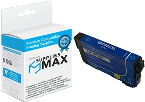 SuppliesMAX Remanufactured Replacement for WorkForce Pro EC-4020/EC-4030/EC-4040/WF-4720/WF-4730/WF-4734/WF-4740 Cyan High Yield Inkjet (1900 Page Yield) (NO. 802XL) (T802XL220-S) SuppliesMAX Remanufactured Replacement for WorkForce Pro EC-4020/EC-4030/EC-4040/WF-4720/WF-4730/WF-4734/WF-4740 Cyan High Yield Inkjet (1900 Page Yield) (NO. 802XL) (T802XL220-S)